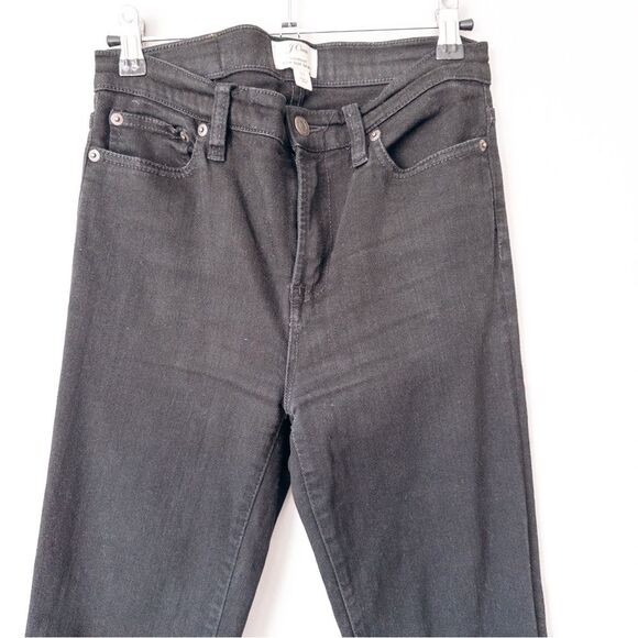 J. Crew Black Lookout High Rise Skinny Jean Size 27 - Picture 3 of 8